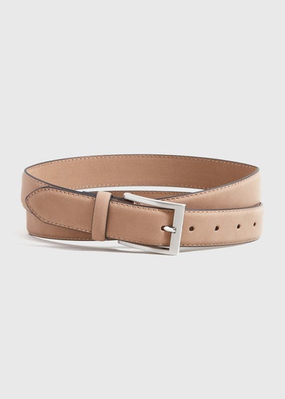 Light Brown Faux Suede Belt