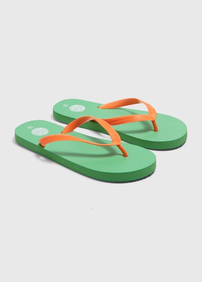 Green Flip Flops