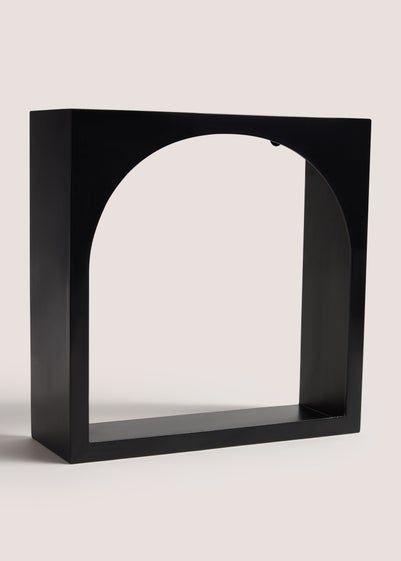 Black Single Cove Shelf (34cm x 24cm x 34cm)