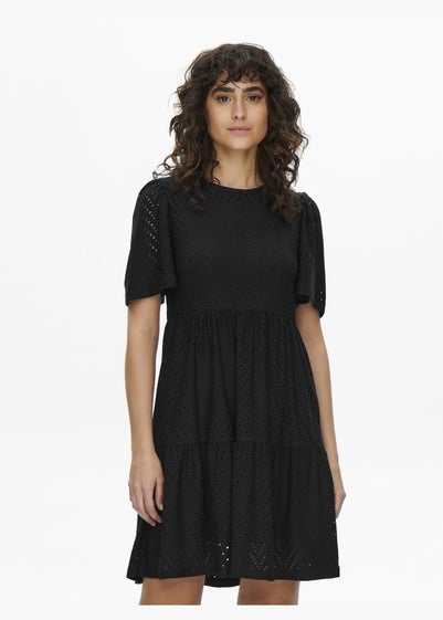 JDY Black Short Sleeve Carla Dress