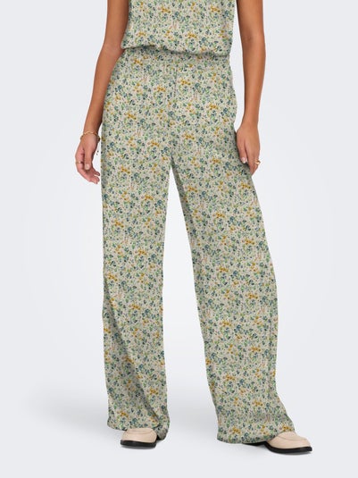 JDY Multicolour Nile Life Wide Pants