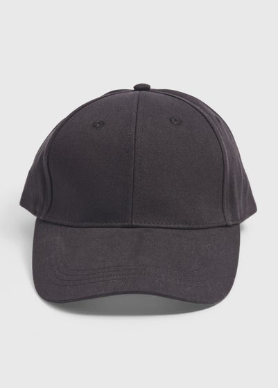 Black Plain Cap