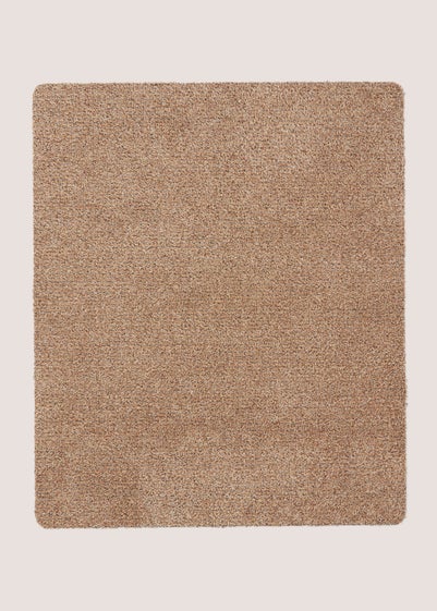 Brown Linen Plain Door Mat (80x95cm)