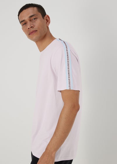 US Athletic Lilac Plain T-Shirt