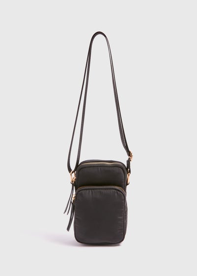 Black Nylon Phone Bag - One Size