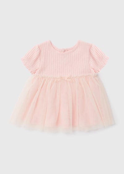 Baby Pink Tutu Dress (Newborn-18mths)