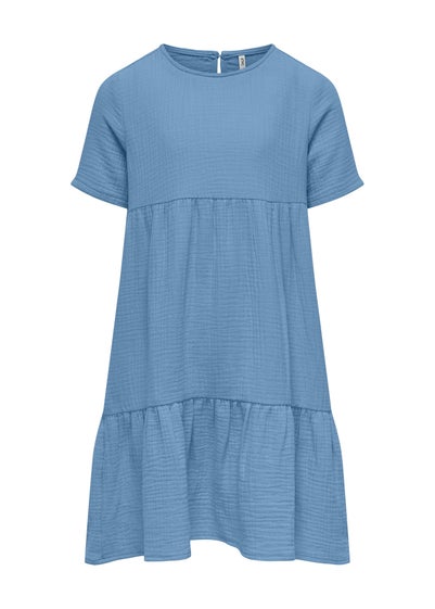 ONLY Girls Blue 3 Piece Layered Mini Dress (6-13yrs)