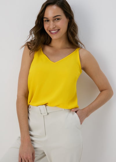 Et Vous Yellow Plain Cami Top