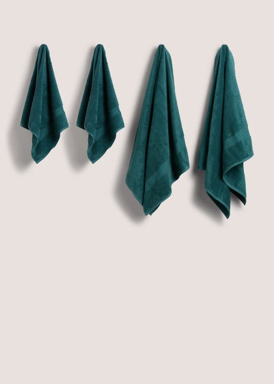 4 Set Teal Hand & Bath Bundle