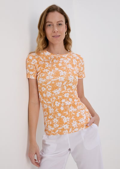 Orange Ditsy T-Shirt