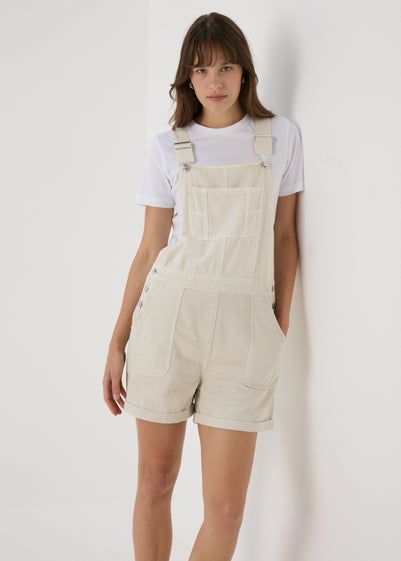 Ecru Denim Playsuit