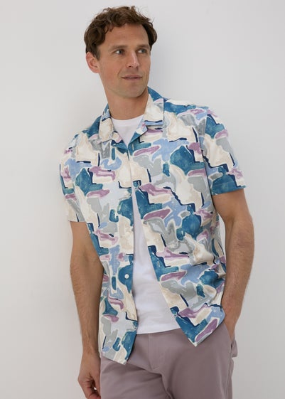 Multicolour Watercolour Shapes Shirt