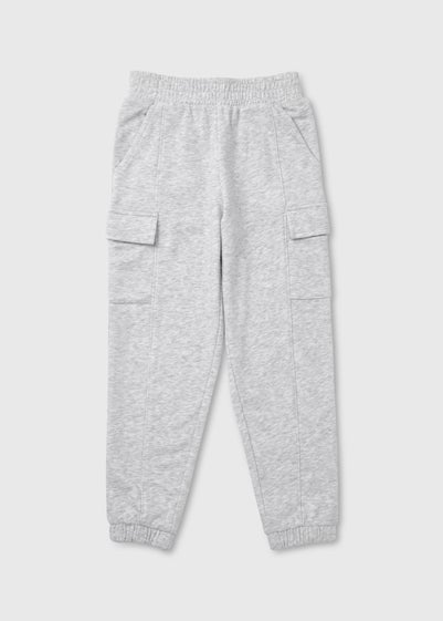 Girls Grey Utility Joggers (7-15yrs)