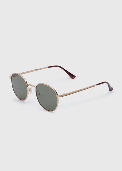 Classic Round Black Sunglasses