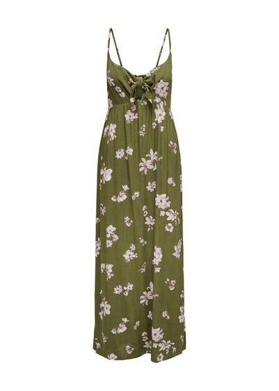 JDY Green Floral Maxi Dress