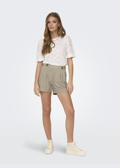 JDY Beige Geggo Shorts