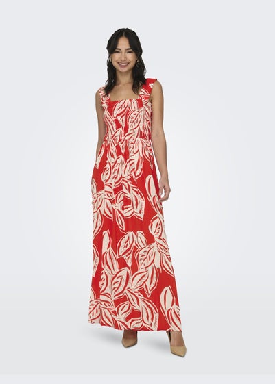 JDY Red Smock Maxi Dress