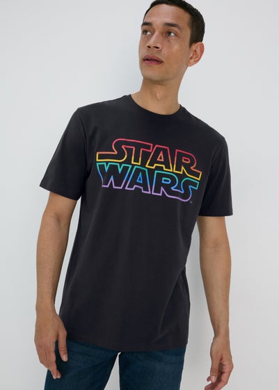 Star Wars Black Rainbow T-Shirt