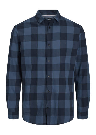 Jack & Jones Boys Blue Gingham Shirt (6-16yrs)