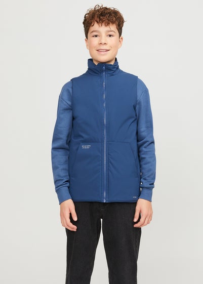 Jack & Jones Boys Blue Body Warmer (6-16yrs)