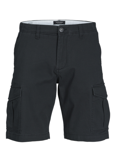 Jack & Jones Boys Black Cargo Sweat Shorts (8-16yrs)