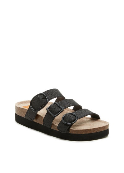 Rocket Dog Black Astor Colour Sandals