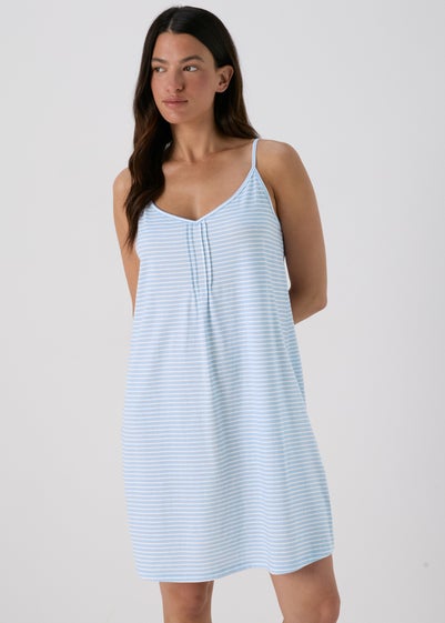 Blue Stripe Strappy Nightie