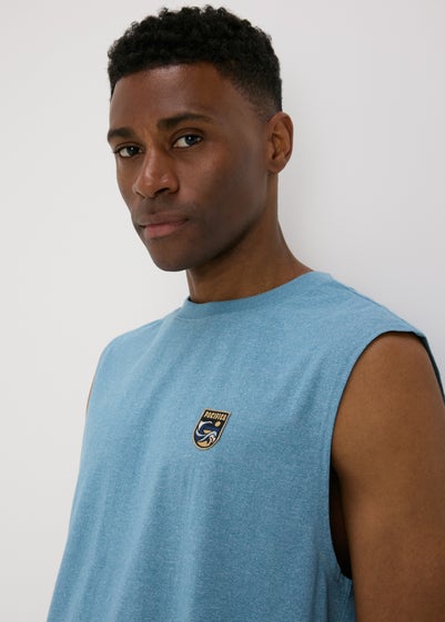 Blue Badge Vest Top