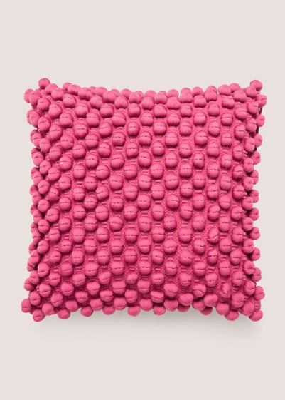 Pink Bobble Cushion (43cmx43cm)