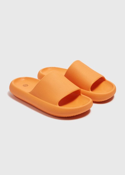 Girls Orange Cloud Sliders (Younger 10/11-5/6 Older)