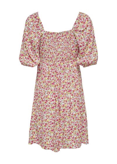 JDY Pink Daisy Dress