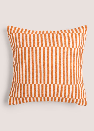 Rust Stripe Cushion (43cm x 43cm)