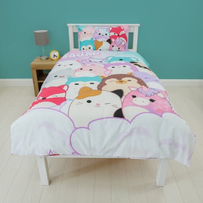 Squishmallows Bright Single Panel Duvet Set