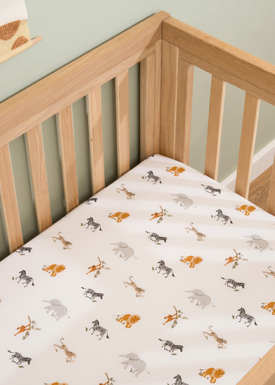 Clair de Lune Jungle Dream 2 Pack Cot Bed Sheets - 140 x 70 cm