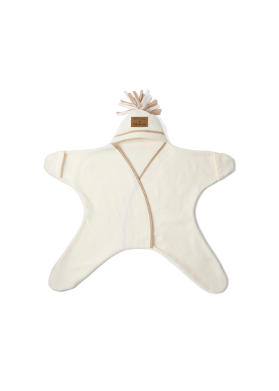 Clair de Lune Star Fleece Wrap Blanket 6-12 Months