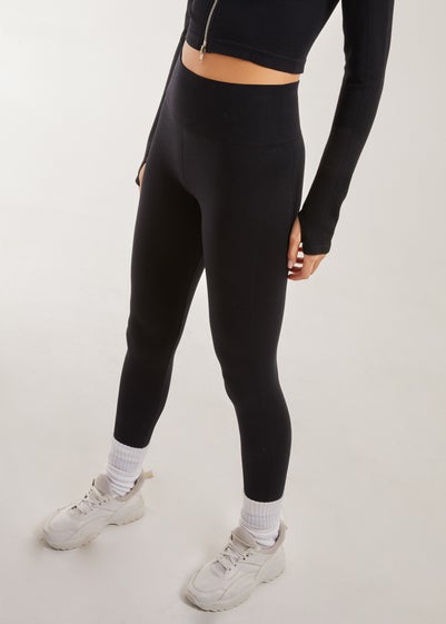 Pink Vanilla Black Active Rib Leggings