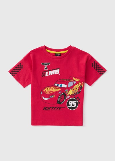 Disney Kids Red Cars Oversized T-Shirt (1-7yrs)