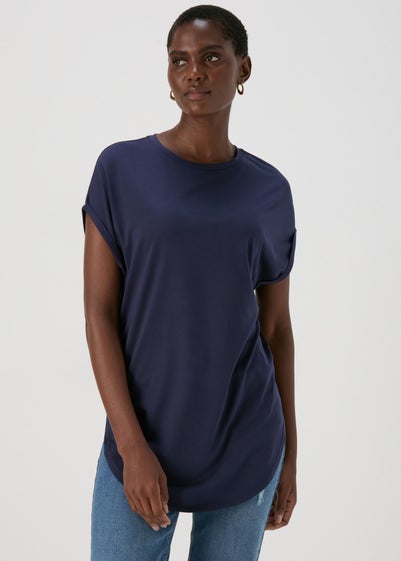 Navy Longline T-Shirt