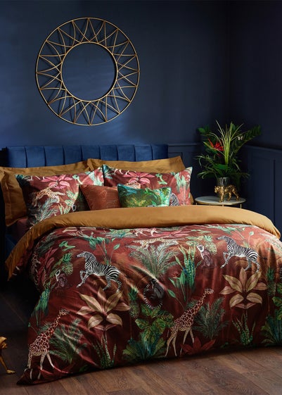 Wylder Aranya Exotic Animal Velvet Duvet Cover Set