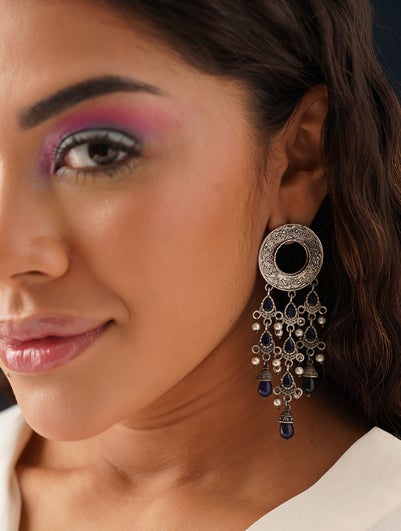 Women Silver Tone Earring