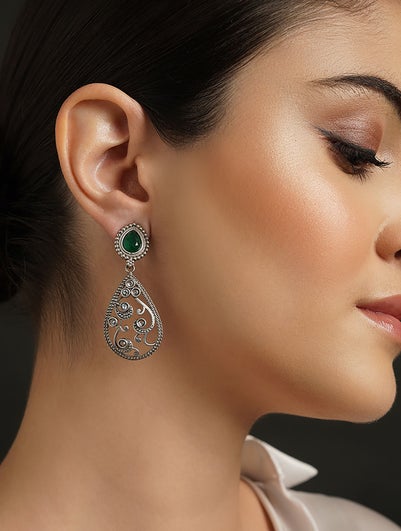 Women Silver Tone Earring