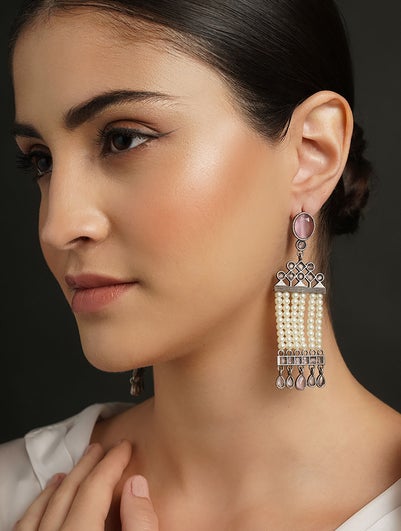 Women Silver Tone Earring