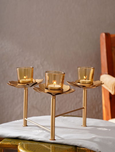 Triplet Tea-Light Holder