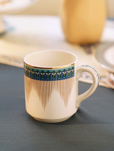 White Porcelain Printed Mug