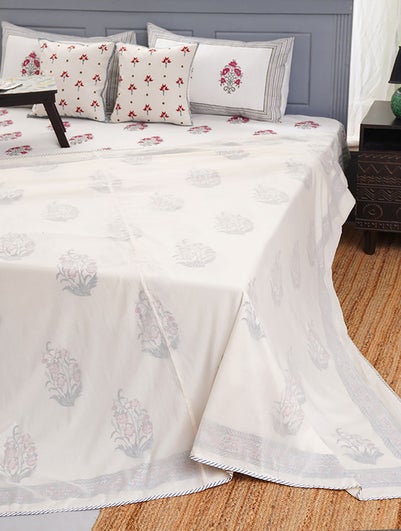 Handblock Printed Double Bed Cotton Dohar