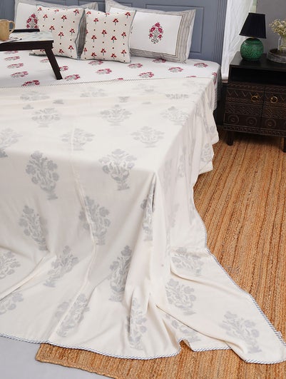 Handblock Printed Double Bed Cotton Dohar