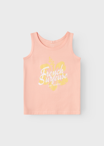 Name It Girls Pink French Surfeuse Tank Top (6-12yrs)