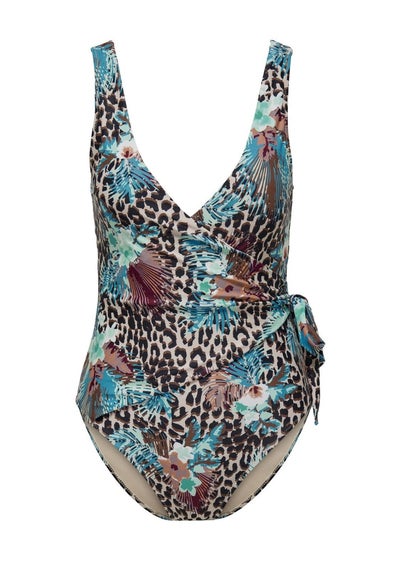 ONLY Leopard Print Brittany Swimsuit