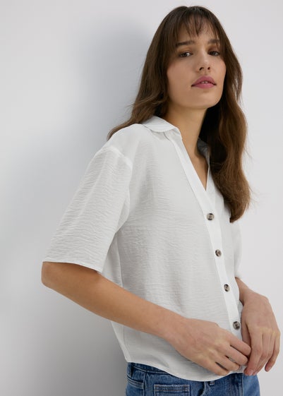 White Boxy Shirt