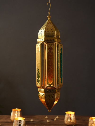 Home Decor Antique Brass Lantern